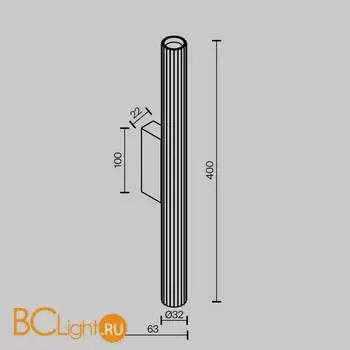 Бра Maytoni Calipso C082WL-12W2.7K-B - Фото 4