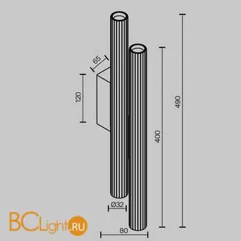 Бра Maytoni Calipso C082WL-24W2.7K-BS - Фото 4