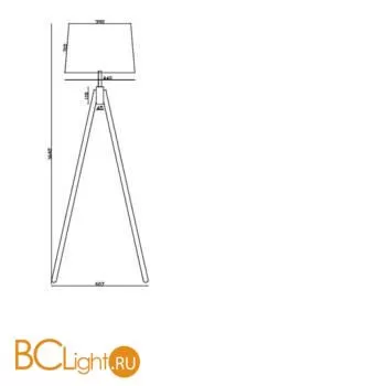 Торшер Maytoni Calvin Z177FL-01W - Фото 5