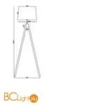 Торшер Maytoni Calvin Z177FL-01W - Фото 5