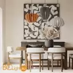 Подвесной светильник Maytoni Cambio MOD398PL-01BR - Фото 9