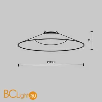 Подвесной светильник Maytoni Campana TR127B-12W4K-W - Фото 7
