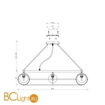 Люстра Maytoni Carcass MOD312PL-12GCH - Фото 5