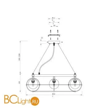 Люстра Maytoni Carcass MOD312PL-08GCH - Фото 3