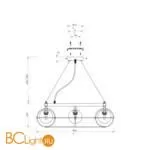 Люстра Maytoni Carcass MOD312PL-08GCH - Фото 3