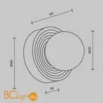 Бра Maytoni Careless MOD403WL-01BG1 - Фото 3