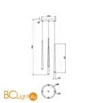 Подвесной светильник Maytoni Cascade MOD132PL-L28BK2 - Фото 3