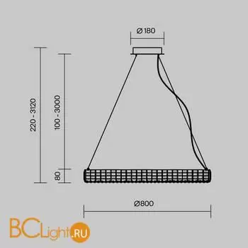 Подвесной светильник Maytoni Castello new MOD335PL-L40CH3K - Фото 4