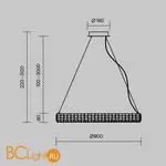 Подвесной светильник Maytoni Castello new MOD335PL-L40CH3K - Фото 4
