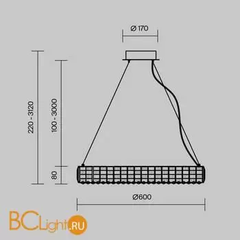 Подвесной светильник Maytoni Castello new MOD335PL-L30CH3K - Фото 4