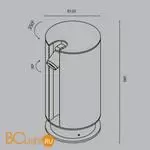 Ландшафтный светильник Maytoni Cave O468FL-L3B3K - Фото 6