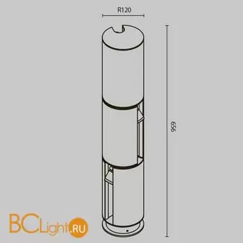 Ландшафтный светильник Maytoni Cave O468FL-L9B3K - Фото 6