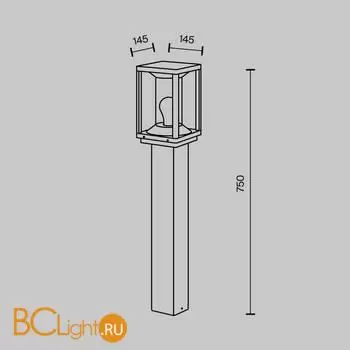 Садово-парковый фонарь Maytoni Cell O452FL-01GF2 - Фото 6