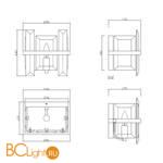 Настенный светильник Maytoni Cerezo MOD201WL-01N - Схема