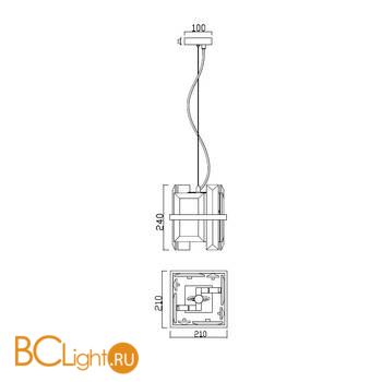 Подвесной светильник Maytoni Cerezo MOD201PL-01N - Схема