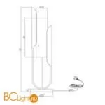 Настольная лампа Maytoni Cipresso Z014TL-01G - Фото 3