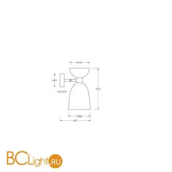 Бра Maytoni Cloches MOD113WL-01W - Фото 0