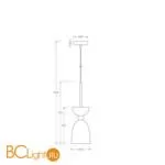 Подвесной светильник Maytoni Cloches MOD113PL-01W - Фото 0