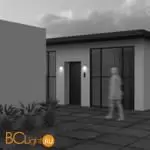 Уличный настенный светильник Maytoni Clyde O493WL-01W - Фото 3