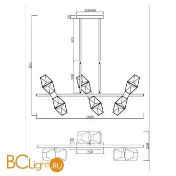 Люстра Maytoni Coctail Time MOD325PL-06G - Фото 3