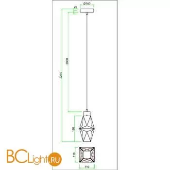 Подвесной светильник Maytoni Coctail Time MOD325PL-01G - Фото 3