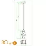 Подвесной светильник Maytoni Coctail Time MOD325PL-01G - Фото 3