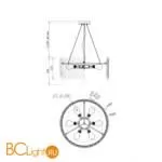 Подвесной светильник Maytoni Coliseo MOD136PL-06BS - Фото 0