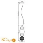 Подвесной светильник Maytoni P069PL-L17G3K - Фото 3