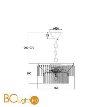Подвесной светильник Maytoni Colonne MOD093PL-04BS - Фото 0