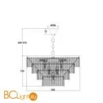 Подвесной светильник Maytoni Colonne MOD093PL-13BS - Фото 1