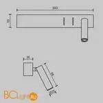 Настенный светильник Maytoni Comodo new C031WL-L8B3K1 - Фото 6