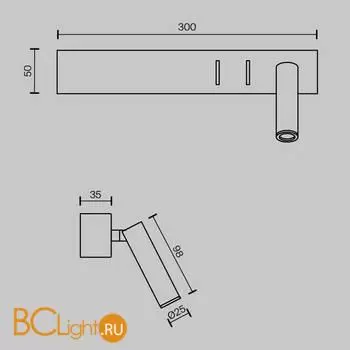 Настенный светильник Maytoni Comodo C031WL-L8W3K1 - Фото 5