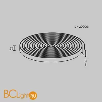 Токоподвод Maytoni Conductive textile tape Parity TRX130-1.20DB - Фото 1