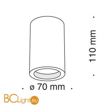 Потолочный светильник Maytoni Conik gyps GU10 1x30Вт C003CW-01W - Схема