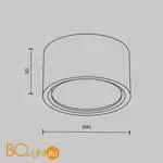 Спот Maytoni Conik gyps C001CL-GX53-W - Фото 6