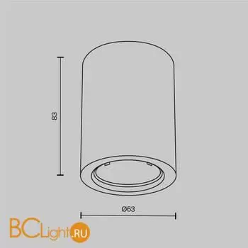 Спот Maytoni Conik gyps C001CL-GU10-W - Фото 6