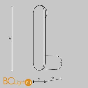 Настенный светильник Maytoni Connect new MOD356WL-L4W3K - Фото 12