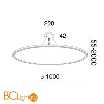 Подвесной светильник Maytoni Cosmos MOD057PL-L96W4K - Схема