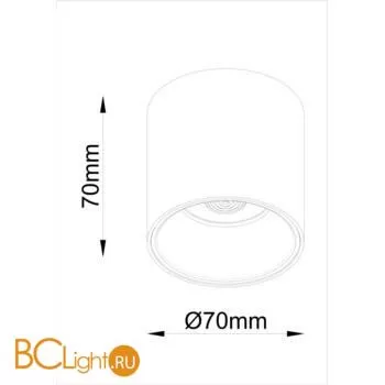 Потолочный светильник Maytoni Alfa LED 4000K 1x12Вт 24° C064CL-L12B4K - Фото 0
