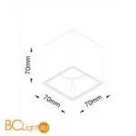 Потолочный светильник Maytoni Alfa LED 4000K 1x12Вт 24° C065CL-L12B4K - Фото 3