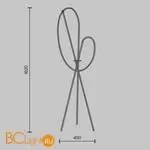 Торшер Maytoni Crochet MOD369FL-L36BS3K - Фото 4