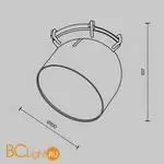 Подвесной светильник Maytoni Cup TR124B-12W4K-W - Фото 8