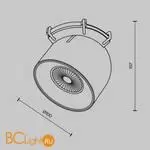 Подвесной светильник Maytoni Cup TR124B-12W3K-M-W - Фото 8