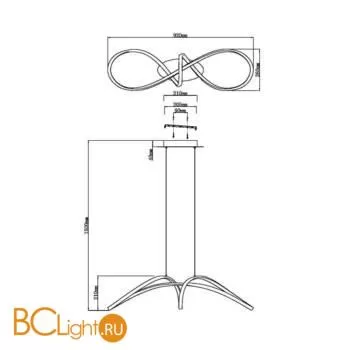 Подвесной светильник Maytoni Curve MOD156PL-L52G4K - Фото 5