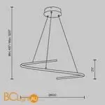 Подвесной светильник Maytoni Curve MOD242PL-L33BK - Фото 4