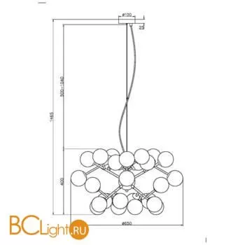 Подвесной светильник Maytoni Dallas MOD545PL-24BS - Фото 3