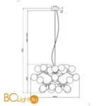 Подвесной светильник Maytoni Dallas MOD545PL-24BS - Фото 3
