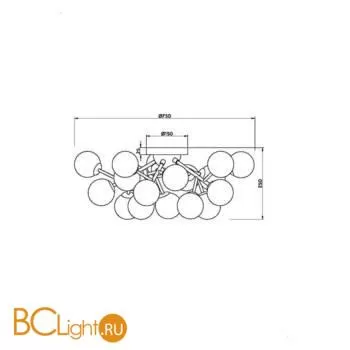 Люстра Maytoni Dallas MOD545CL-20BS - Фото 3