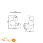 Бра Maytoni Dallas MOD545WL-03BS - Фото 2