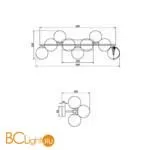 Настенный светильник Maytoni Dallas MOD547WL-09BS - Фото 2